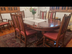 غرفة سفرة كاملة ديكورما حالة جيدة في القاهرة- Decorma Oval Dining room - 5