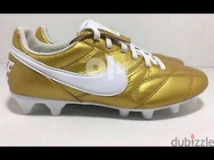 جزمه كوره نايك اصلي مقاس ٤٣  Nike premier 2 gold football shoes