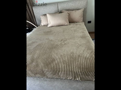 queen bed with storage and mattress for sale