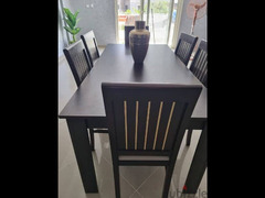 Dining room (table & 6 chairs) like new