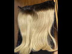Natural hair extension (blonde) - 3