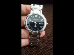 ساعة ريموند ويل سويسري ابيض واسود للبيع