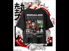 Ronaldo t-shirt over size Mideum