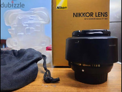 Nikkor Lens 50mm f/1.8G - 4