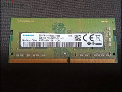 Samsung 4G RAM DDR4 laptop