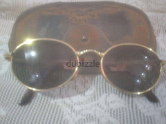 Authentic Vintage Original Police 2275 Oval Golden Metal Sunglasses - 2