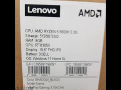 Laptop Lenovo IdeaPad gaming 3 RTX - 4