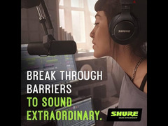 Shure SM7B Dynamic Microphone Podcast XLR Studio Mic Music & Speech - 3