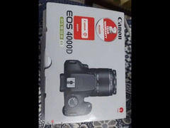كاميرا Canon EOS 4000D
بكل مشتملاتها الاصليه كما ف الصورة بحالة الجديد - 2