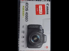 كاميرا Canon EOS 4000D
بكل مشتملاتها الاصليه كما ف الصورة بحالة الجديد - 3