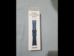 Galaxy Watch 6 Classic blue leather band - 1