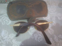 Authentic Vintage Original Police 2275 Oval Golden Metal Sunglasses - 5