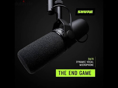 Shure SM7B Dynamic Microphone Podcast XLR Studio Mic Music & Speech - 6