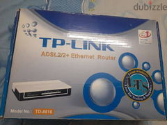 راوتر TP-LINK موديل TD-8816 كالجديد - 2