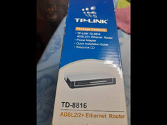 راوتر TP-LINK موديل TD-8816 كالجديد - 4