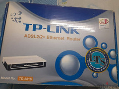 راوتر TP-LINK موديل TD-8816 أستعمال بسيط جدآ كالجديد - 1