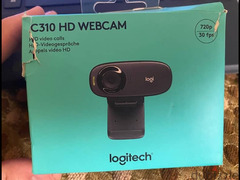 Webcam Logitech c310 HD with noise-reducing mic  كاميرا ويب
