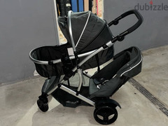 used Double stroller for two babies استرولر توأم ماركة اوروبي - 2