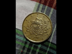 للبيع 50 يورو سنت عام 2002 حرف r الصور علي الطبيعه - 2