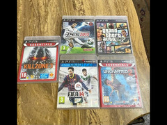 ps3 original games (Gta v pes2013. . )