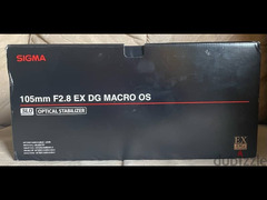 NEW Sigma 105 mm F2.8 EX Macro lens - NIKON