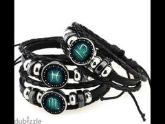 Zodiac Signs leather bracelet to express your personality and elegance