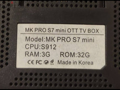 MK PRO S7 mini OTT TV BOX