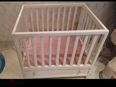 سرير اطفال خشب طبيعي - 2