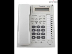 Panasonic Corded Single Line Telephone, White - KX-T7730 - 2