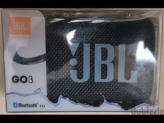 JBL GO3 متبرشمة جديدة ضمان وكيل محلى سنة