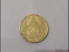 ٢٠ يورو سنت فرنسي سنة ١٩٩٩