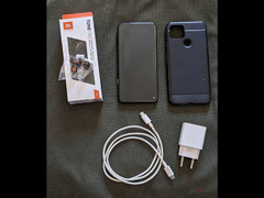 Google Pixel 4a 5g with case, original charger and JBL Tune 110 buds