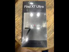 OPPO Find X7 Ultra dual sim 512/16G Brawn  جديد متبرشم