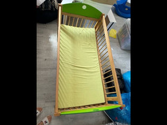 wooden baby bed - 2