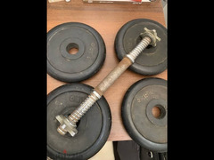 Dumbbell and smal bar