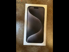 iphone 15 pro max black titanium new