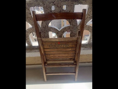 كرسي خشبي مفصلات - 3