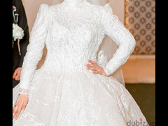 فستان زفاف مستعمل للايجار - 3