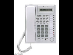 Panasonic Corded Single Line Telephone, White - KX-T7730 - 3