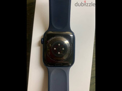 Apple watch series 6, 44mm, Blue - with extra brown leather strap - 3