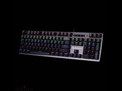 BLOODY B760 Gaming Mechanical Keyboard – Optical Green Switch (Grey) - 3