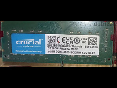 Crucial RAM 16GB DDR4 3200 MHz CL22 Laptop Memory CT16G4SFRA32A - 3