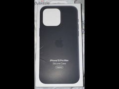 iPhone Original 15 Pro Max Silicone Case BLACK - 2