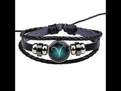 Zodiac Signs leather bracelet to express your personality and elegance - 4