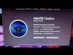 MacBook Pro 2012 6GB Ram Catalina - 4