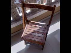 كرسي خشبي مفصلات - 4