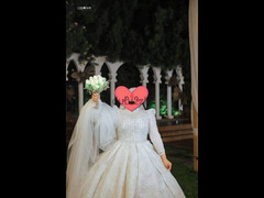 فستان زفاف جديد لم يستخدم غير 5 ساعت فرح - 4