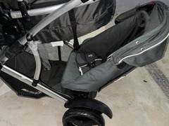 used Double stroller for two babies استرولر توأم ماركة اوروبي - 4