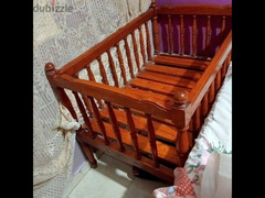 سرير اطفال خشب - 4