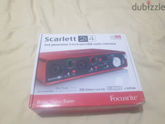 Audio interface scarlett Fucas Right 2.4 2G - 1
